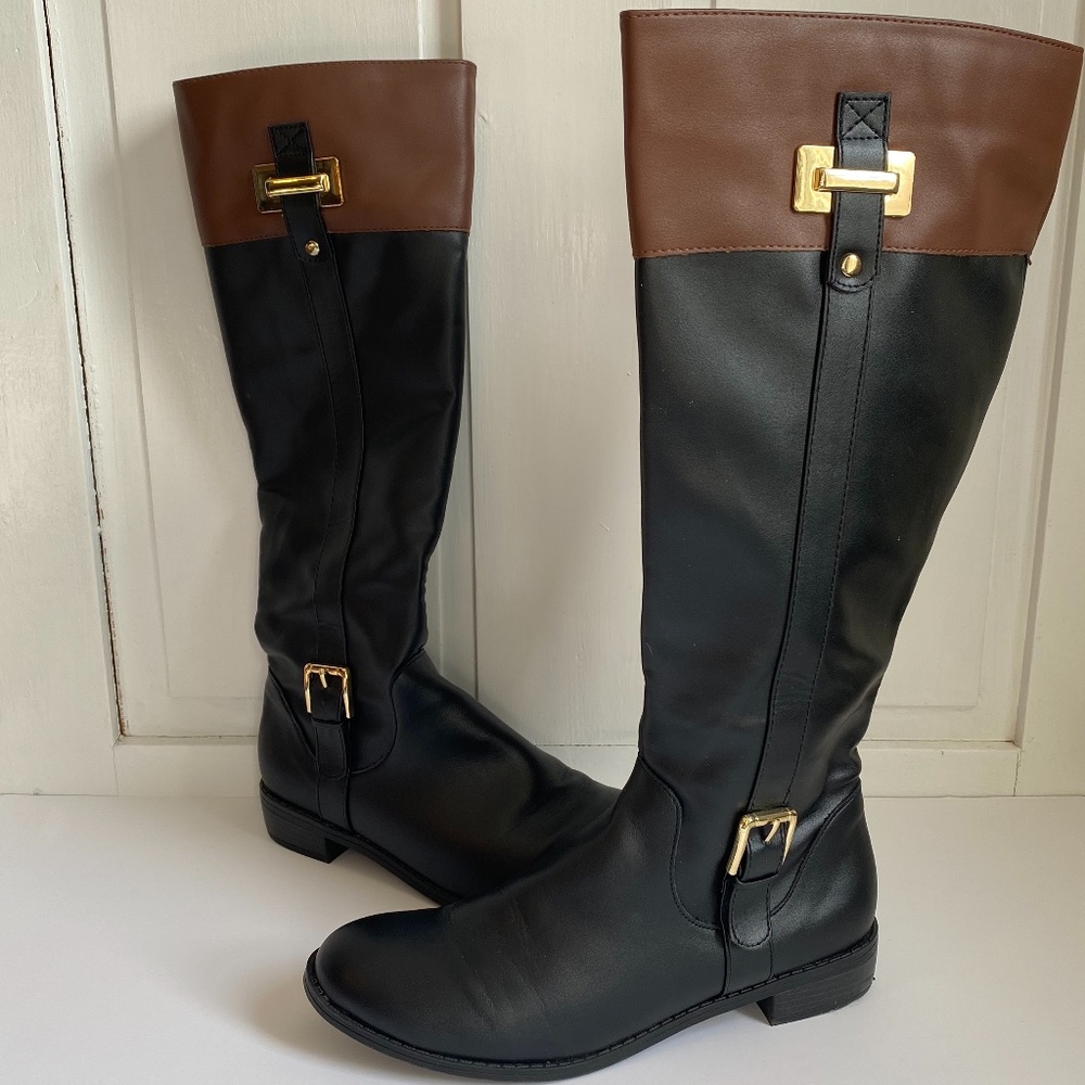 💙2/$40💙 Karen Scott Riding Boots Brown/Black